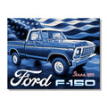 SH - Ford F150 27,3 cm x 21 cm Tinnen Bord