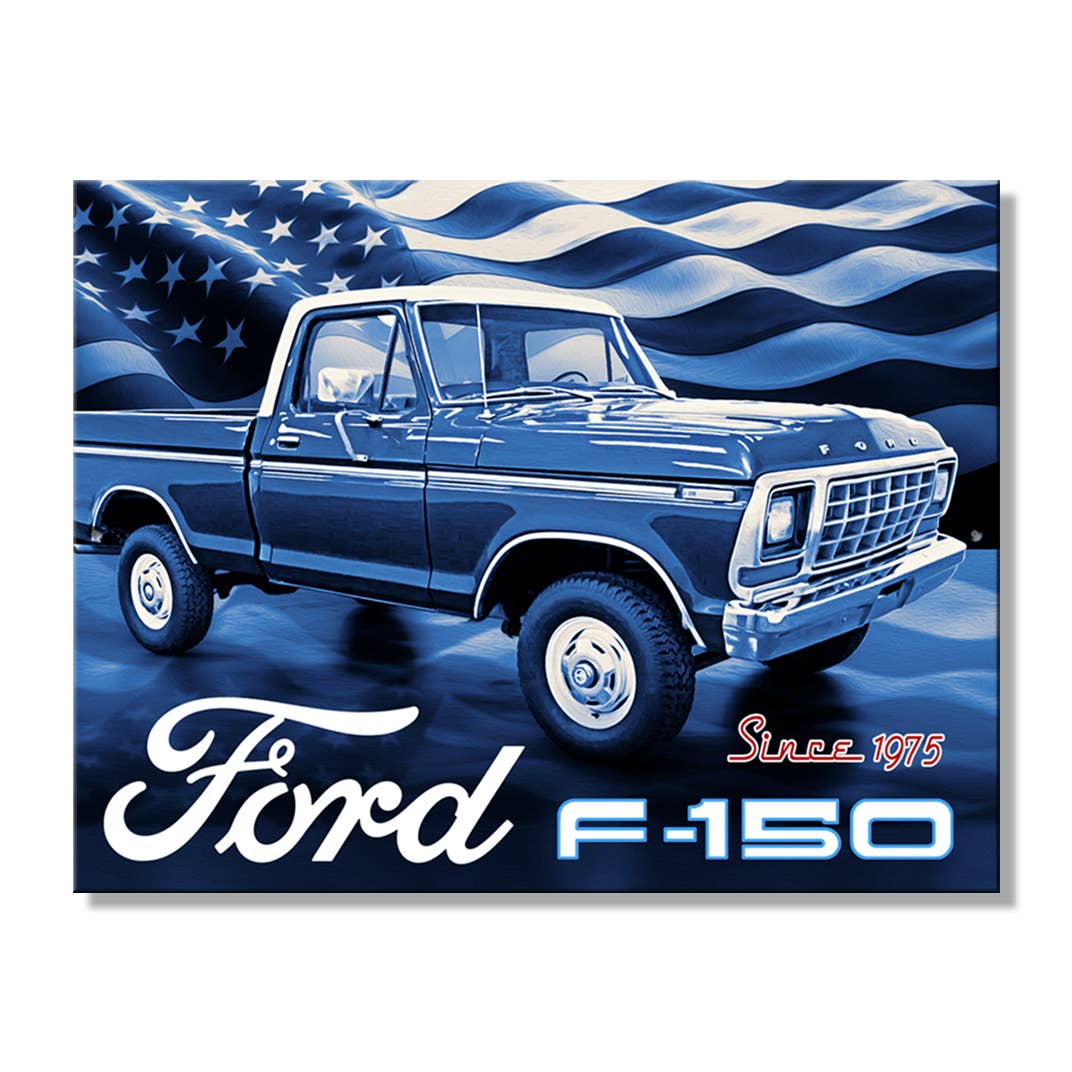 SH - Ford F150 27,3 cm x 21 cm Tinnen Bord