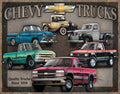 Chevy Truck Tributebord van blik