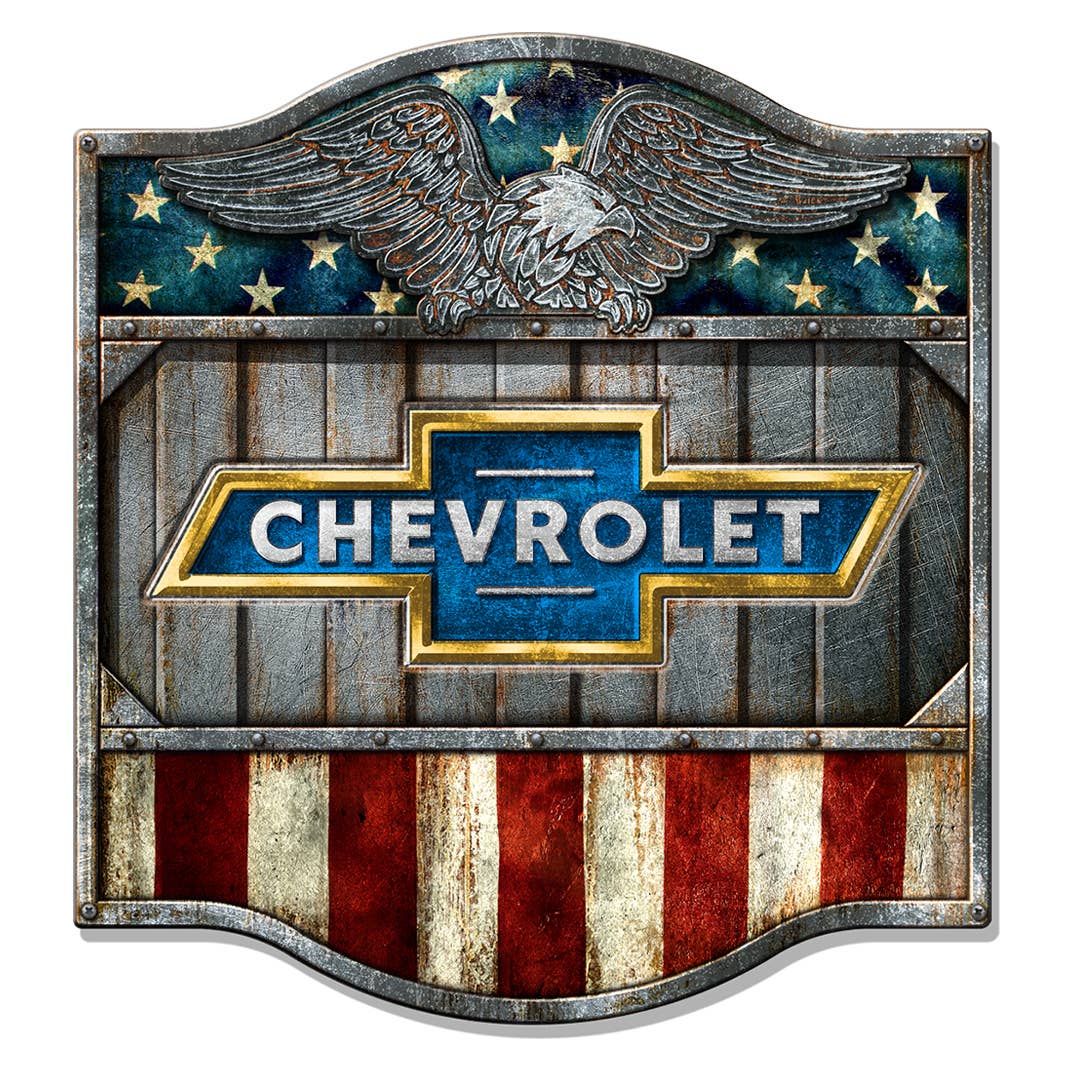 23" MDF Chevy Schild