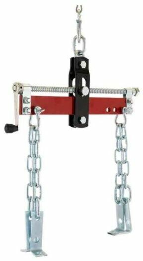Evenaar (werkplaatskraan) met strippen 680kg (verhuur)