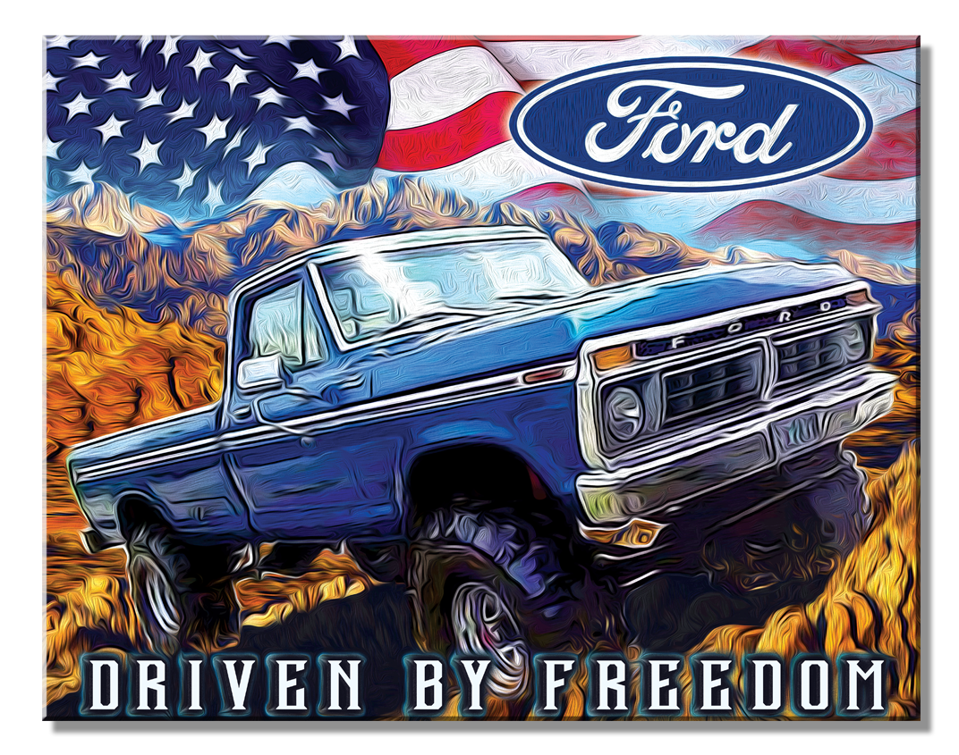 Ford Freedom Truck metalen wandbord