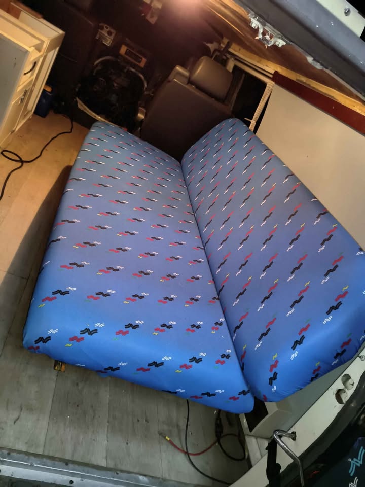 Slaapbank voor een camper